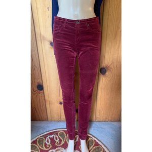 AG Adriano Goldschmied Velvet Pants Size 27R